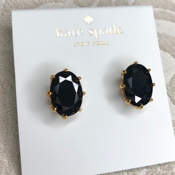 Kate Spade ♠️ NWT Shine On Oval Stud Earrings - Picture 2 of 6